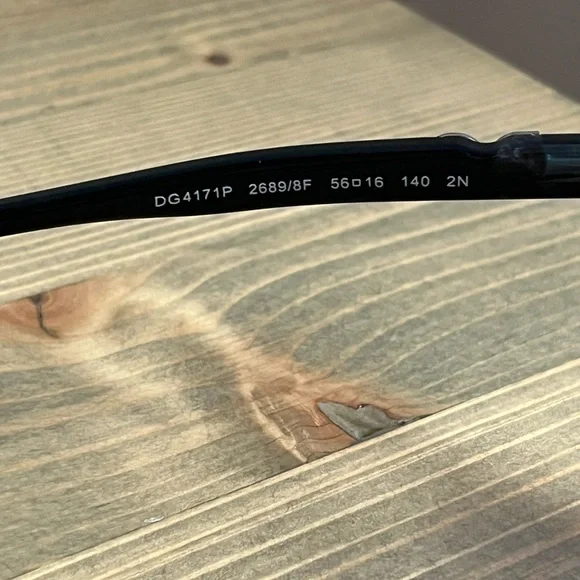 🇮🇹🐈‍⬛Dolce & Gabbana Women’s Sunglasses, Round Cat-Eye, with Original Case🐈‍⬛🇮🇹 - Picture 6 of 7